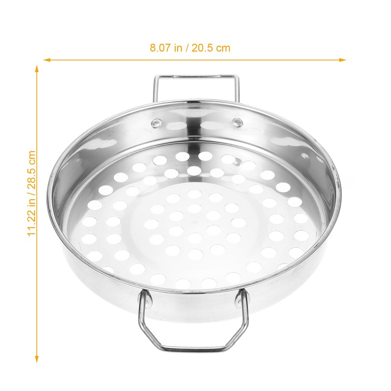 Stainless Steel Large Hole Colander for Shrimp Pasta & Vegetables