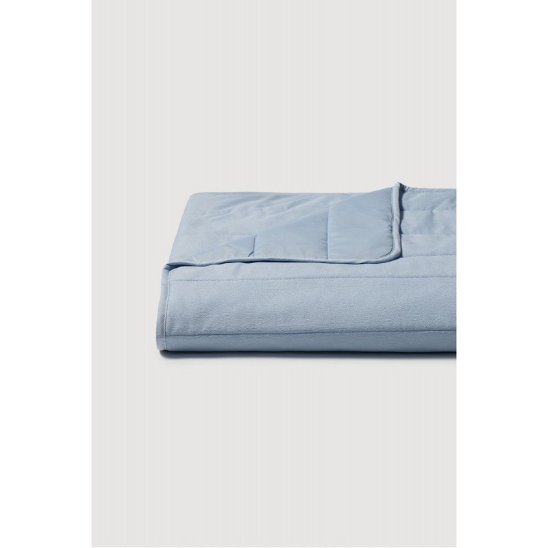 JAJU [JAJU] Cooling Summer Thin Quilted Blanket SS Blue