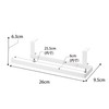 Yamazaki 1791 Cooker Hood Horizontal Kitchen Paper Holder, White, W