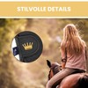 Equestrian Queen - Functional Women's Riding Gloves with Touchscreen Compatibility,