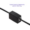 Long Telephone Extension Cord 6 FT, Black, Phone Cable Line