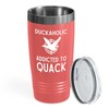 Flairy Land Duck Huntings Coral Edition Ringneck Tumbler 20oz -