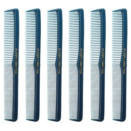 Allegro Barber Comb Set - 400 Hair Cutting and Styling Combs, 6 Pcs Pocket Combs for Stylists (Teal)
