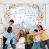 AIBIIN Pumpkin Baby Shower Backdrop for Boy A Little Sweet