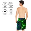 ALISISTER Men's Swimming Trunks Summer Swimming Shorts 3D Print Quick