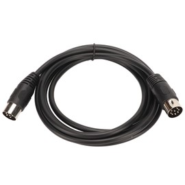 8 Pin Din Male to 6 Pin Din Male Cable Plug and Play Sound Data Signal Connection Cable 5.9ft