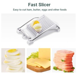 Shoxil Spam Musubi Mold Kit - Stainless Steel Onigiri Maker with Spam Slicer - Perfect for Hawaiian Grip Sushi