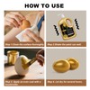 Snailmart 1/2 Gallon (67 oz) Gold Acrylic Paint Metallic，Extra-Large 2