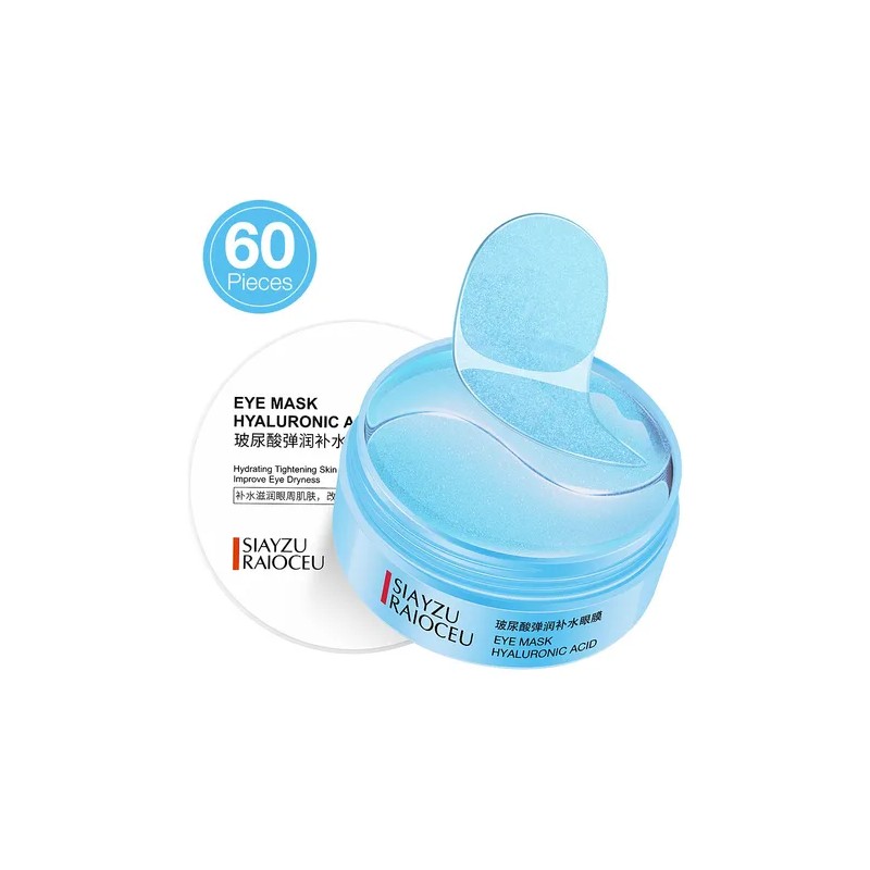 Frasco De Parches Mascarilla Ojos Antiedad Ácido Hialurónico