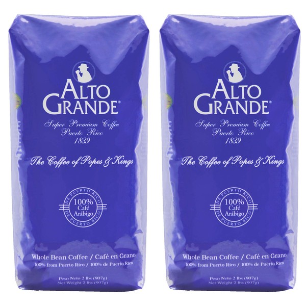 Alto Grande Premium Coffee Whole Bean - 2 Lbs (Pack