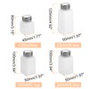 HARFINGTON 4pcs Solvent Alcohol Dispenser 120ml/180ml/200ml/250ml Nail Polish Remover Push