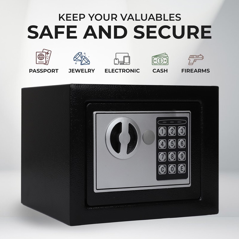 Darice Safe Box for Money – Safe with Electronic Combination
