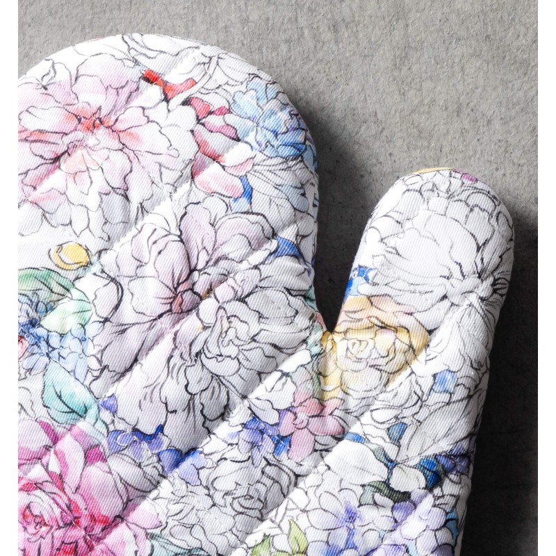 Maison d' Hermine Oven Mitt + Pot Holder 100% Cotton
