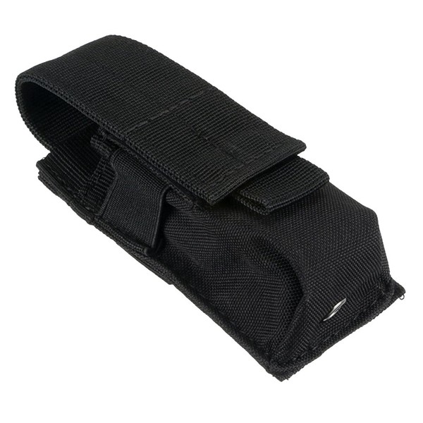 Generic Tactical Military Flashlight Torch Belt Holster Holder Case Pouch Available in 5 Colors - Black, Black