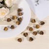 Nupuyai Nupuyai 12pcs Tiger's Eye Crystal Heart Love Palm Worry