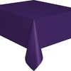 Unique Party Reusable Rectangular Plastic Tablecover (19 Colours) (One Size)