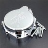 XKMT-Chromed Engine Stator Cover Compatible With Hayabusa Gsxr1300 1998-2012 Black