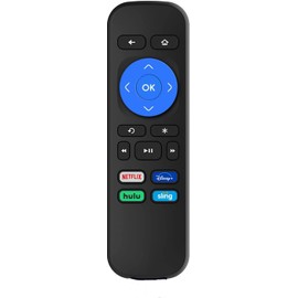 Replacement Remote Control for Roku 1 2 3 4 HD LT XS XD, Roku Express 3900R, Roku Premiere 4620XB 4210XB 3900R - [NOT for Any Roku Stick or Roku TV]