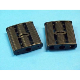 Pedal Car Pedals for AMF, Set of 2 - Black Plastic