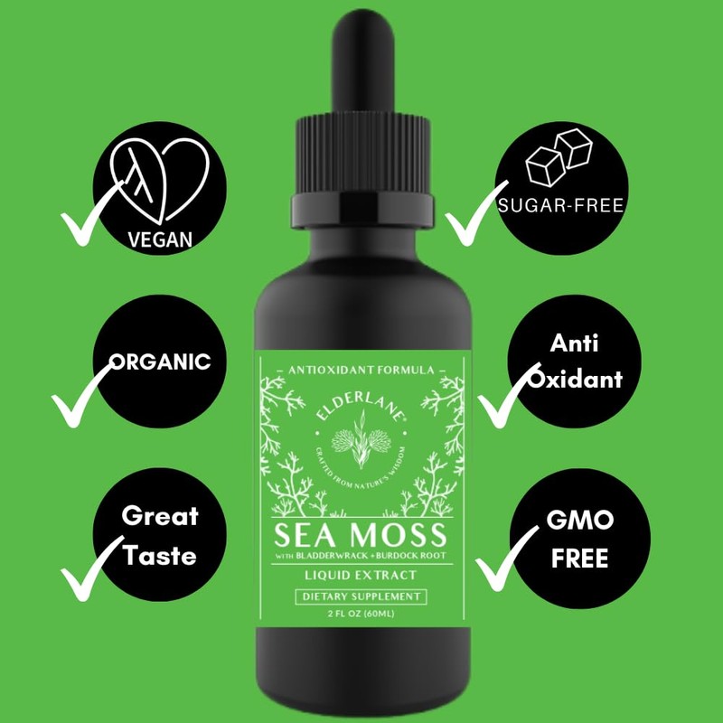 Elderlane Elderlane Unflavored Sea Moss Drops