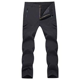 Tactical Pants Men Ski Pants Waterproof Pants Snow Pants Snowboard Pants Hiking Pants Mens Winter Pants for Men Black