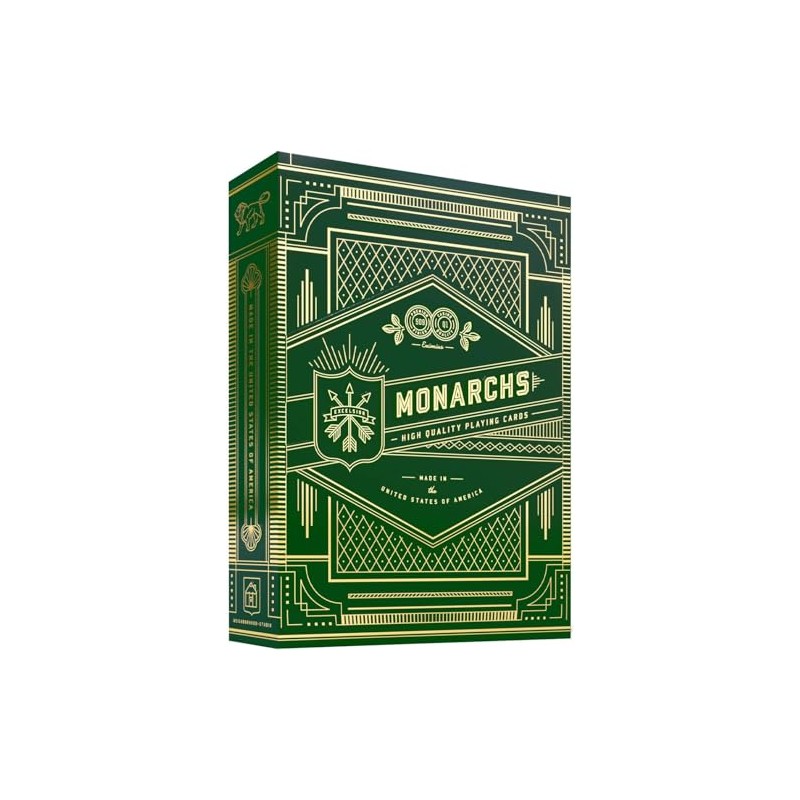 2 Decks Monarchs Blue & Green by Theory1
