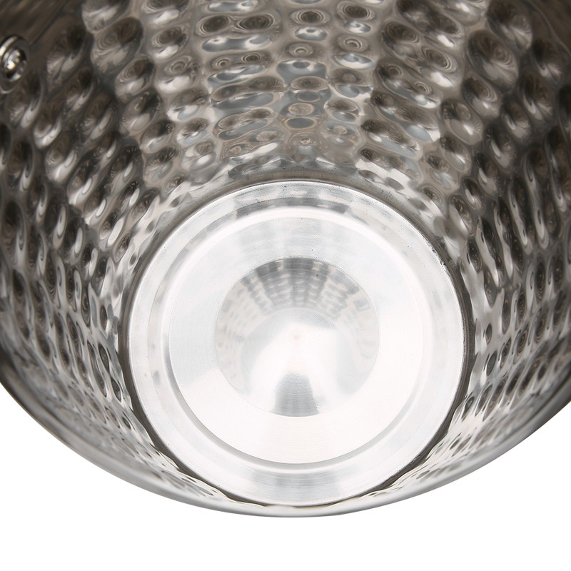 3L Portable Stainless Steel Ice Bucket Container Champagne Barrel with