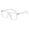 Gleyemor Blue Light Glasses for Men Women Trendy Square Frame