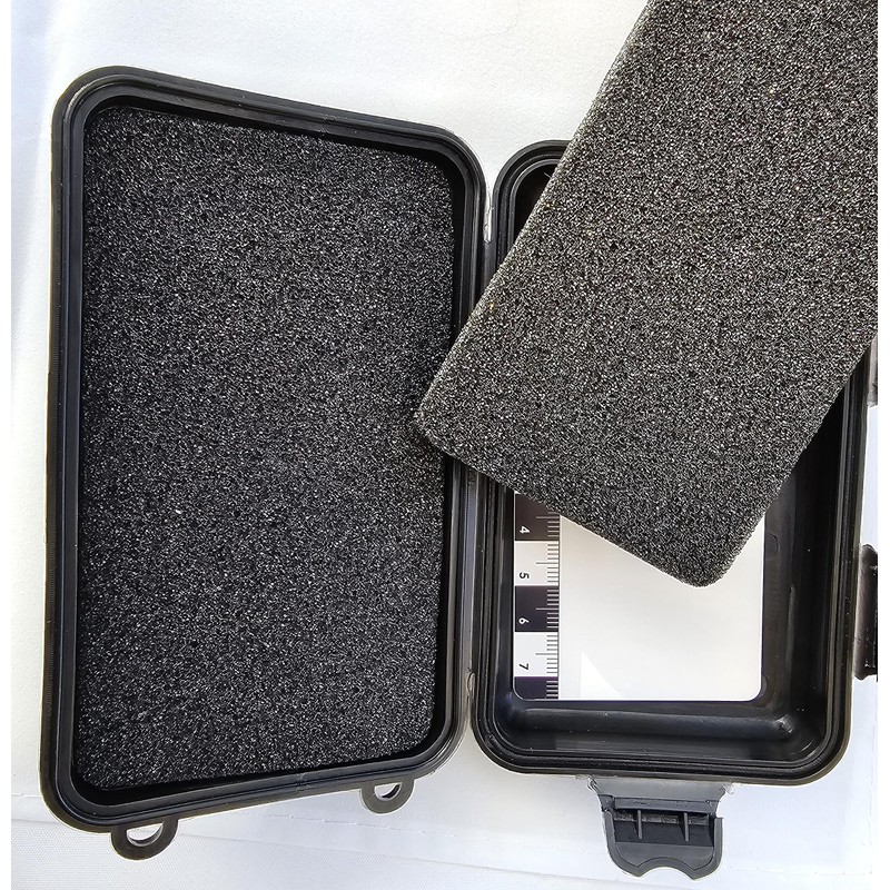 Metal Detecting Finds Box With Scale Card