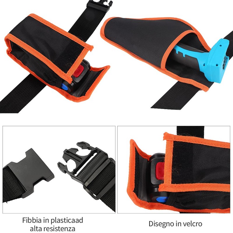Holster for Shears Tool Holder for Electric Loppers with Pouch