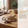 Handmade Crochet Squirrel Coaster