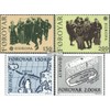 Denmark - Faroe Islands 63-64,70-71 (complete.issue.) fine used/cancelled 1981/82 Folklore,