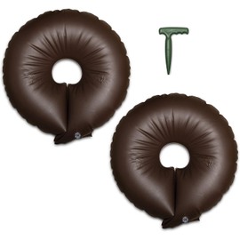 Poopski - Premium 2-Pack Tree Watering Rings - Deep Hydration System for Trees & Shrubs - Slow Release, Durable PVC Construction