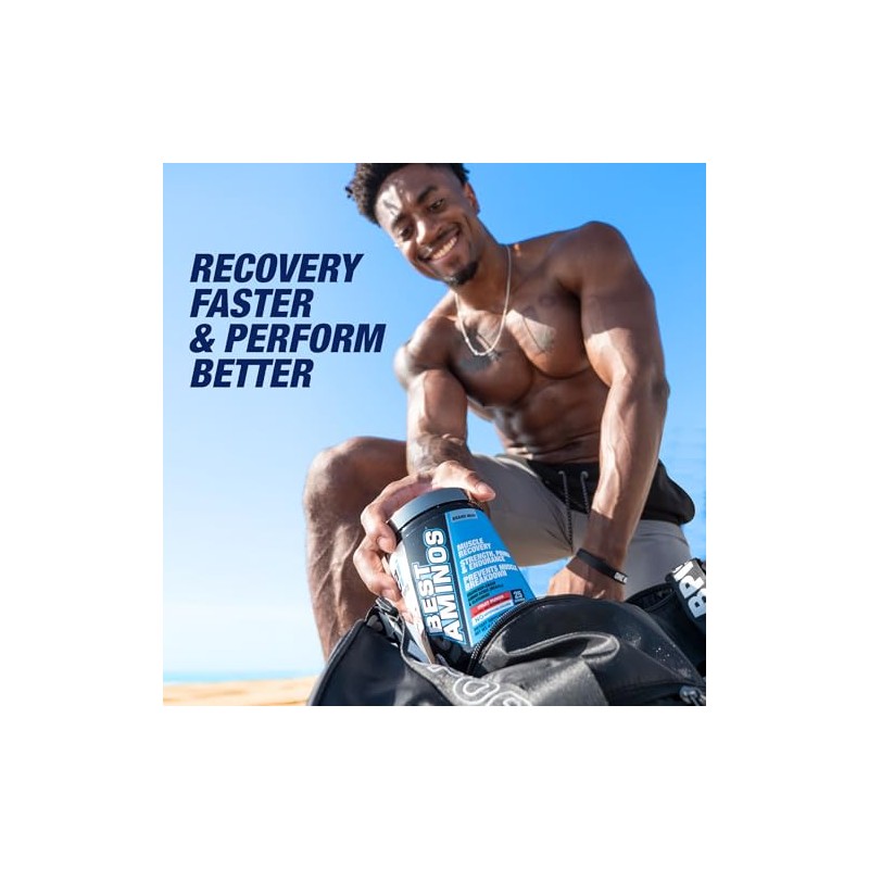 BPI Sports Best Aminos BCAA and Glutamine Supplement, Fruit Punch,