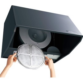 MA Packaging Kireidea Range Hood Fan Cover for Scirocco Fans, White, Width 9.7 x Depth 0.6 x Height 11.6 inches (24.6 x 1.5 x 29.4 cm), Pack of 2