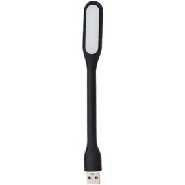 BUBUCAM USB Lamp LED Mini Light Laptop Computer Notebook Reading Lamp Silicone Gooseneck Black