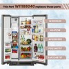 OEM W11188040 Refrigerator Fresh Food Glass Shelf (Upper) Compatible with