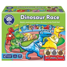 ORCHARD TOYS Juego de Mesa de Carreras de Dinosaurios