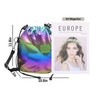 Holographic Bucket Bags and Purse for Women Men Drawstring Hobo