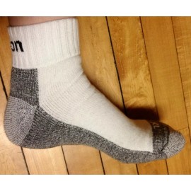 Snap-on 6 Pairs Mens White Snap on Tools ANKLE Socks Medium FREE Shipping MADE IN USA