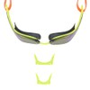 Speedo Unisex-Adult Swim Goggles Mirrored Fastskin Pure Focus, Salso/Atomic Lime/Violet