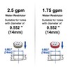 YOO.MEE Water Flow restrictor Combo for 2.5 GPM and 1.80GPM,