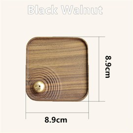 gotyou Wooden Incense Holder, Incense Stick Holder, Handmade Ripple Incense Burner, Incense Holder Wood for Home Decoration, Meditation and Yoga Decoration