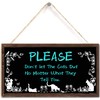 Please Don't LET The Cats Out No Matter What They