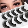 Short Thick Lashes Natural Look D Curl Eyelashes that Look