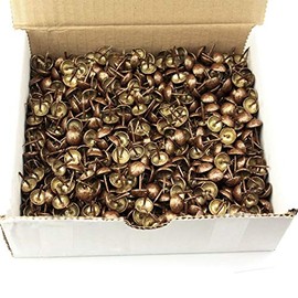 C.S. Osborne 1000 Pcs 7/16" Old Gold Speckled Red Nail #6884-OGSR-1/2 Tacks