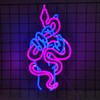 Whfobfe Snake Neon Sign Led Neon Light Neon Signs for