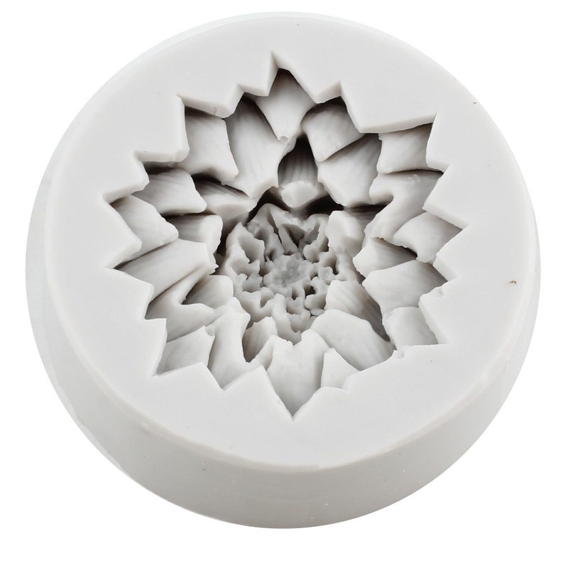 MINFEIDMS Flower Silicone Molds Daisy Flower Fondant Silicone Molds For