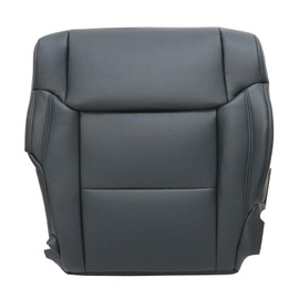 SecosAutoparts Passenger Bottom Replacement Black Leather Seat Cover Compatible with Toyota Tundra 2014 2015 2016 2017 2018 2019 2020