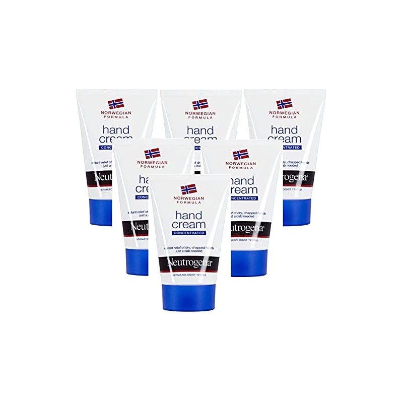 Norwegian Formula Neutrogena Hand Cream Concentrated 50mlX6 (Pack of 6)